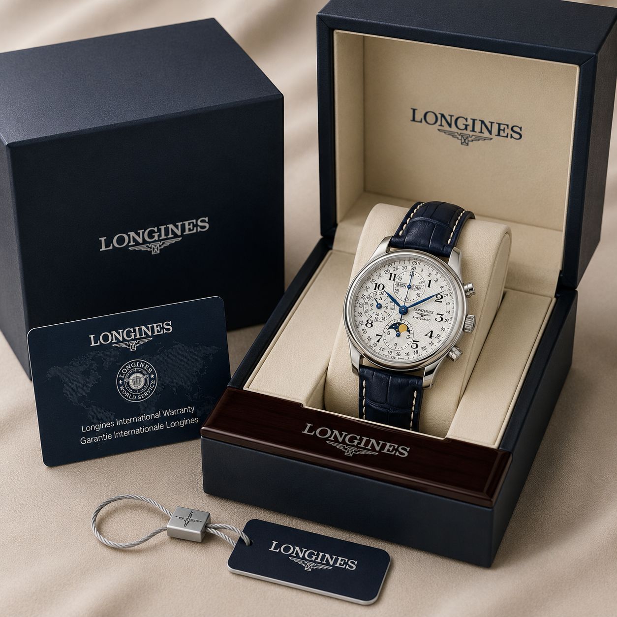 WhatsApp Image 2026-06-10 at 5.15.27 PM Longines Master Automatic Moonphase - Image 1