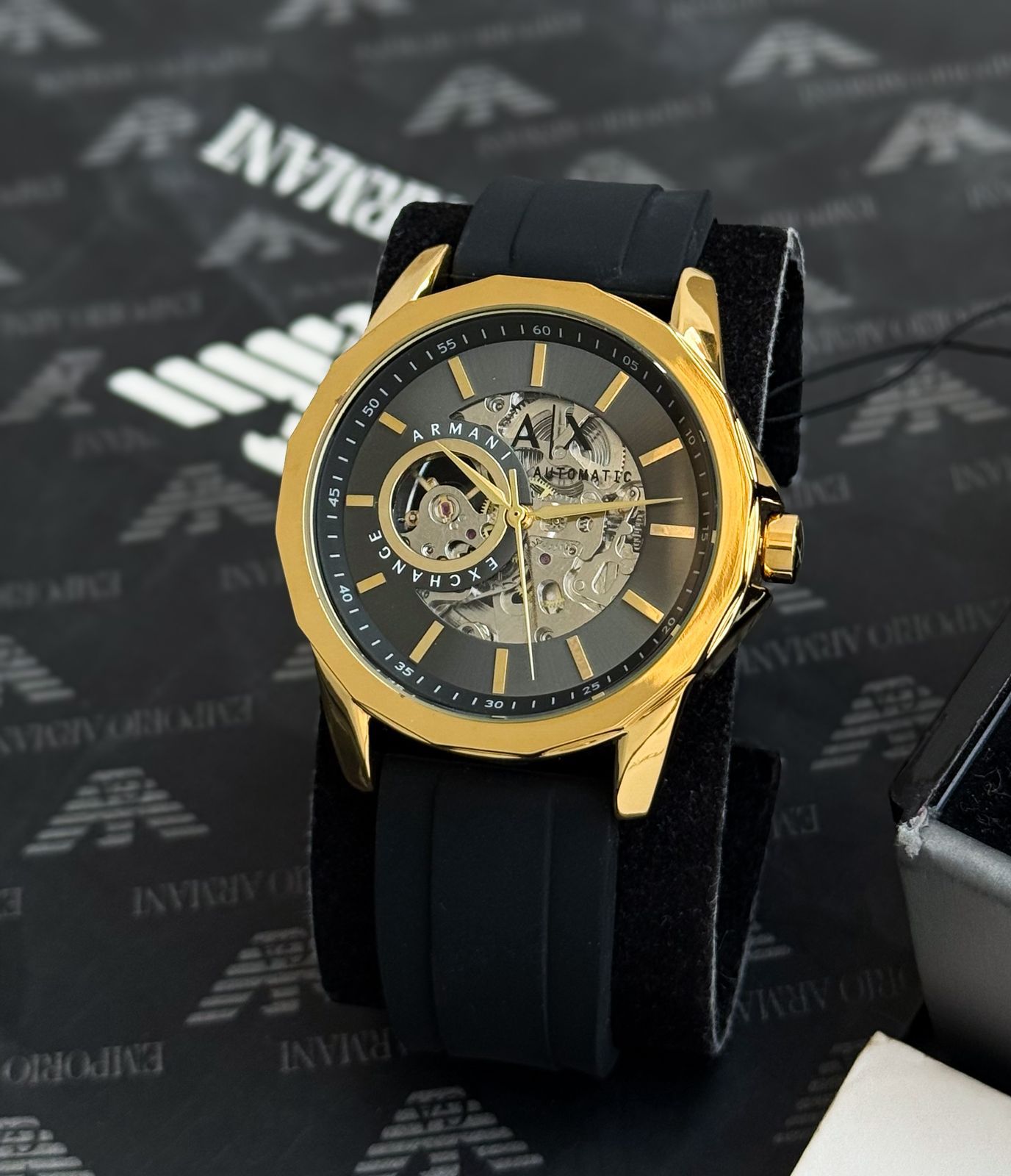 WhatsApp Image 2026-06-10 at 5.18.56 PM (2) Armani Exchange Automatic Black - Image 1
