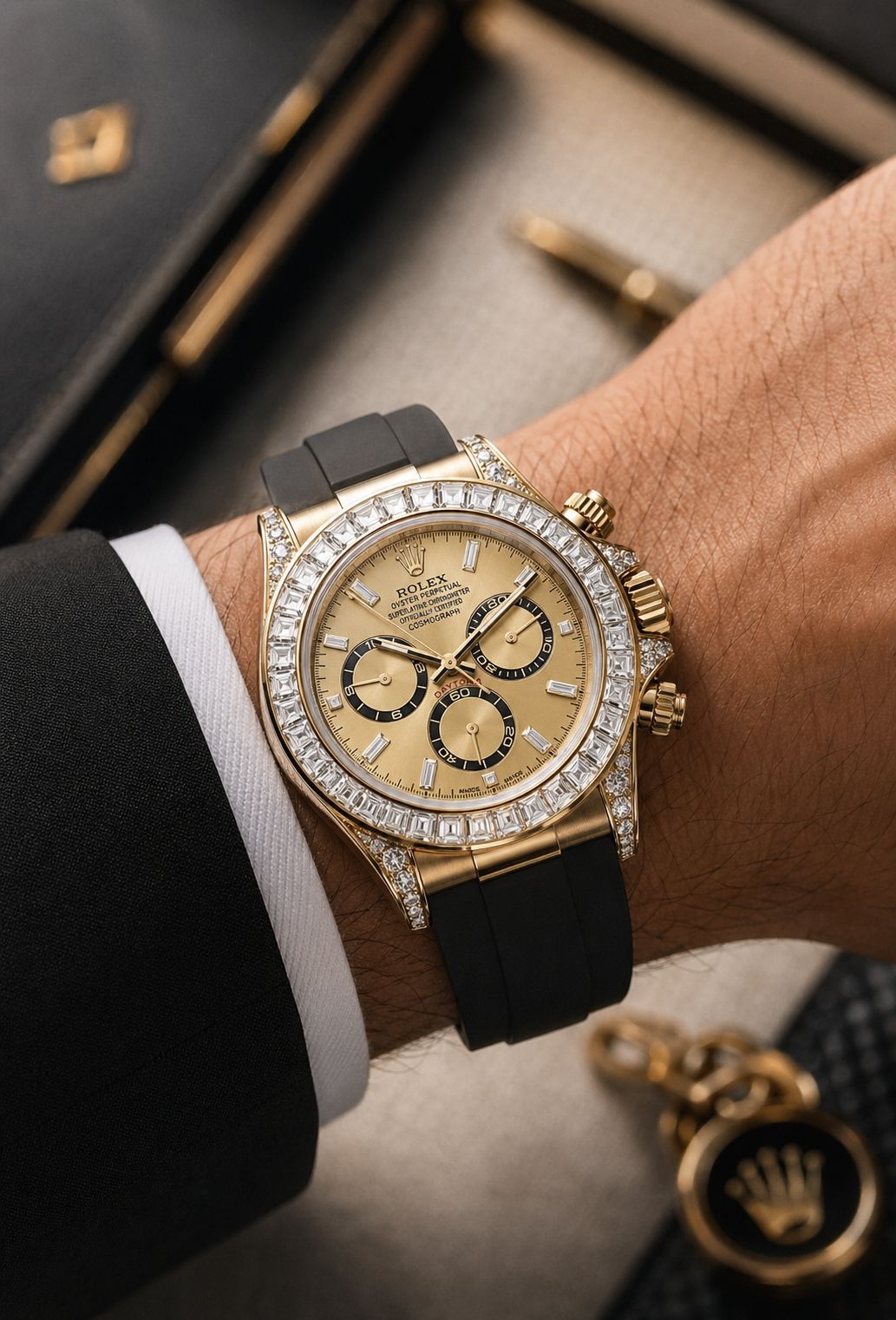 WhatsApp Image 2026-06-12 at 10.16.41 AM (1) Rolex daytona black fibre edition - Image 1