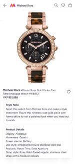 Michael Kors Parker Rose Gold - Image 3