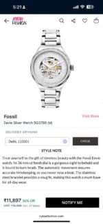 Fossil BQ3788 Skeleton Dial - Image 3