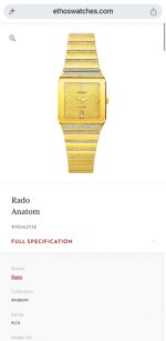 Rado Jubile Square Dial - Image 2
