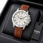 Fossil Classic White Dial Chronograph - Image 2