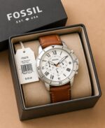 Fossil Classic White Dial Chronograph - Image 5