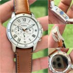 Fossil Classic White Dial Chronograph - Image 6