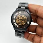 Fossil Machine Automatic Skeleton Black