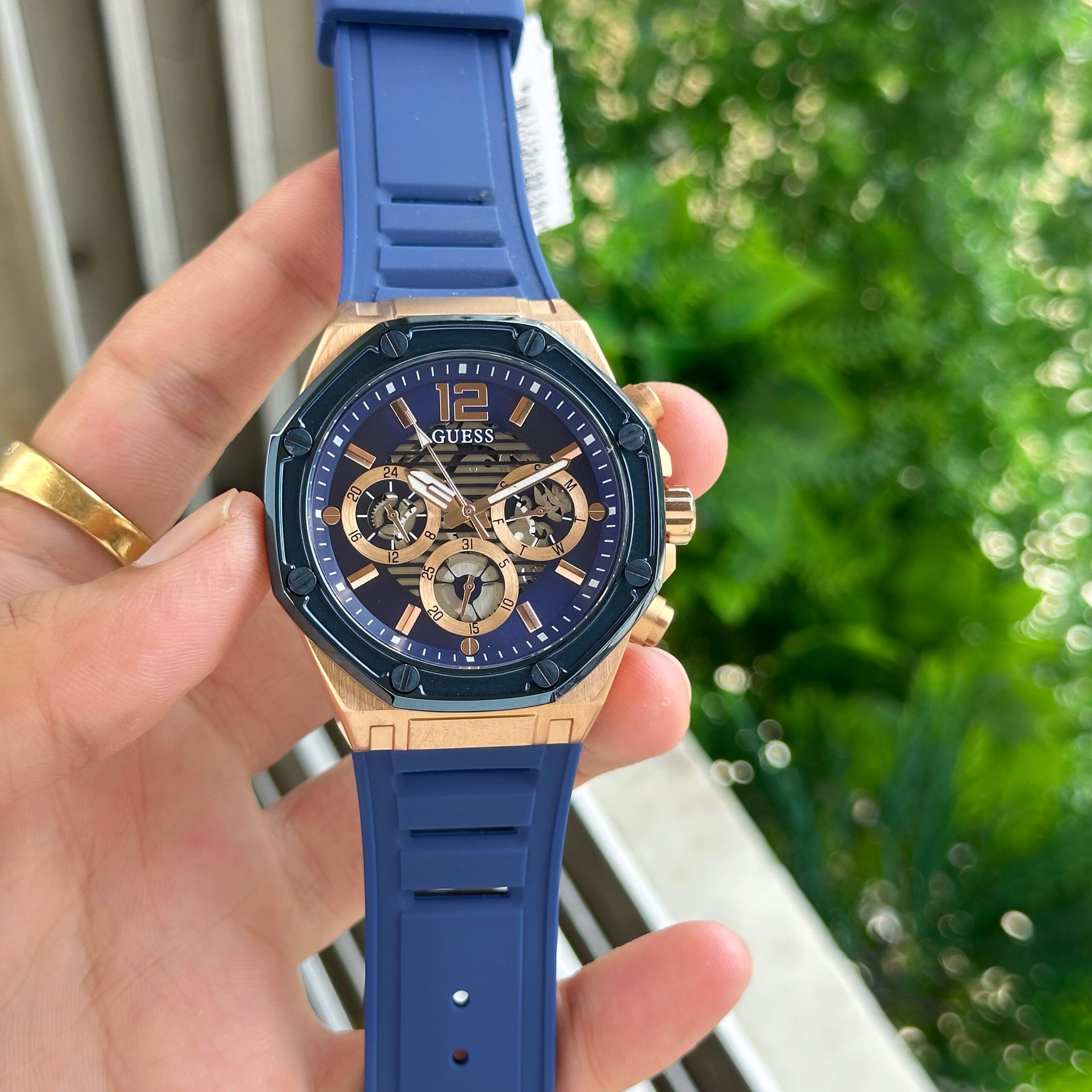 WhatsApp Image 2026-06-13 at 5.41.28 PM Guess Momentum Blue Skeleton Edition - Image 1