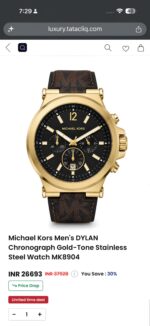 Michael Kors Dylan Black Chronograph - Image 6