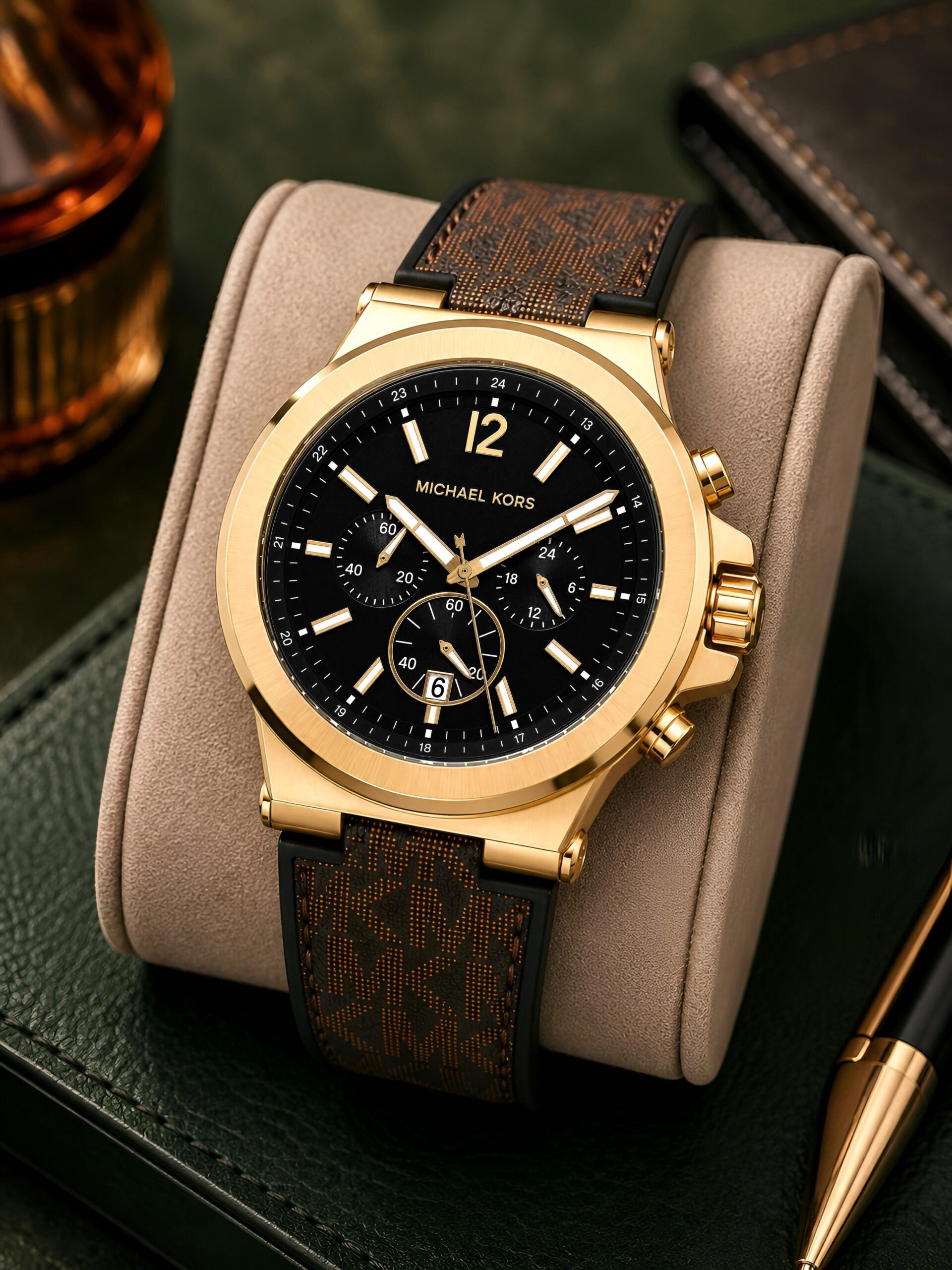 WhatsApp Image 2026-06-13 at 5.41.50 PM Michael Kors Dylan Black Chronograph - Image 1
