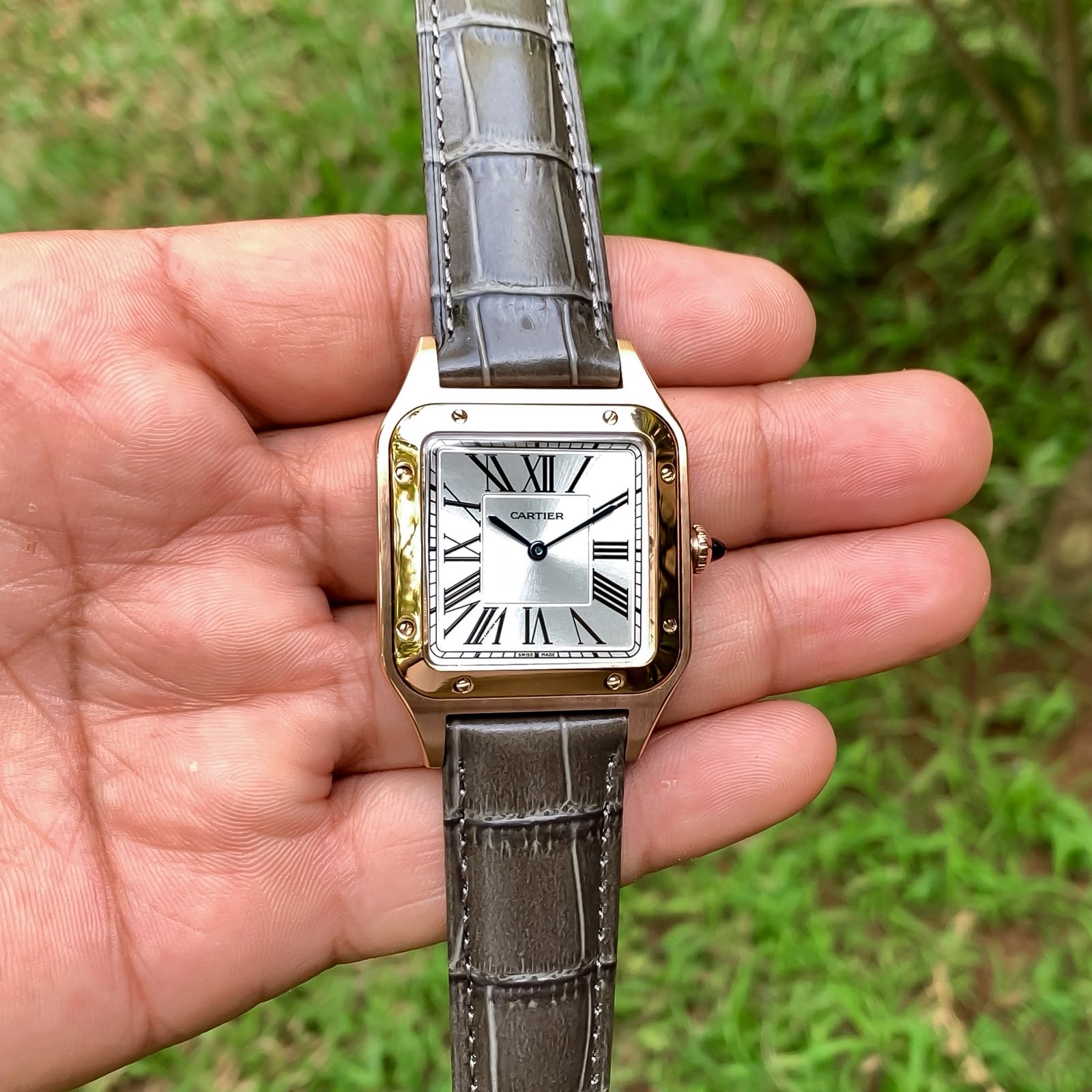 WhatsApp Image 2026-06-13 at 5.52.18 PM (1) Cartier Santos Dumont White Dial - Image 1