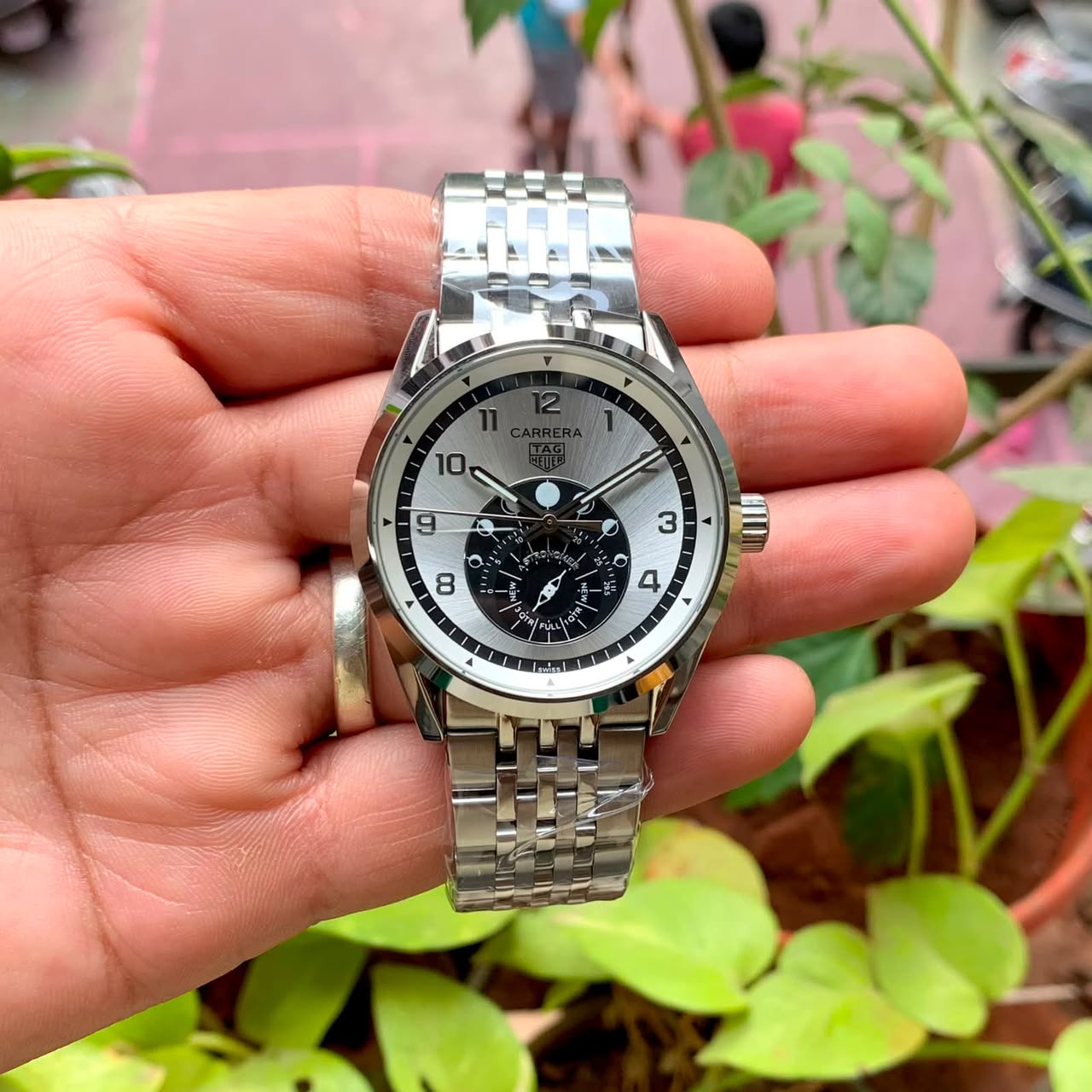 WhatsApp Image 2026-06-13 at 5.52.43 PM Tag Heuer Carrera Astronomer Silver - Image 1