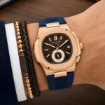 Patek Philippe Nautilus Rose Gold Blue - Image 2