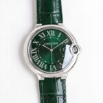 Cartier Ballon Bleu Green Leather Edition