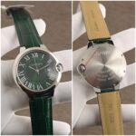 Cartier Ballon Bleu Green Leather Edition - Image 2