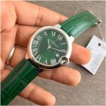 Cartier Ballon Bleu Green Leather Edition - Image 4