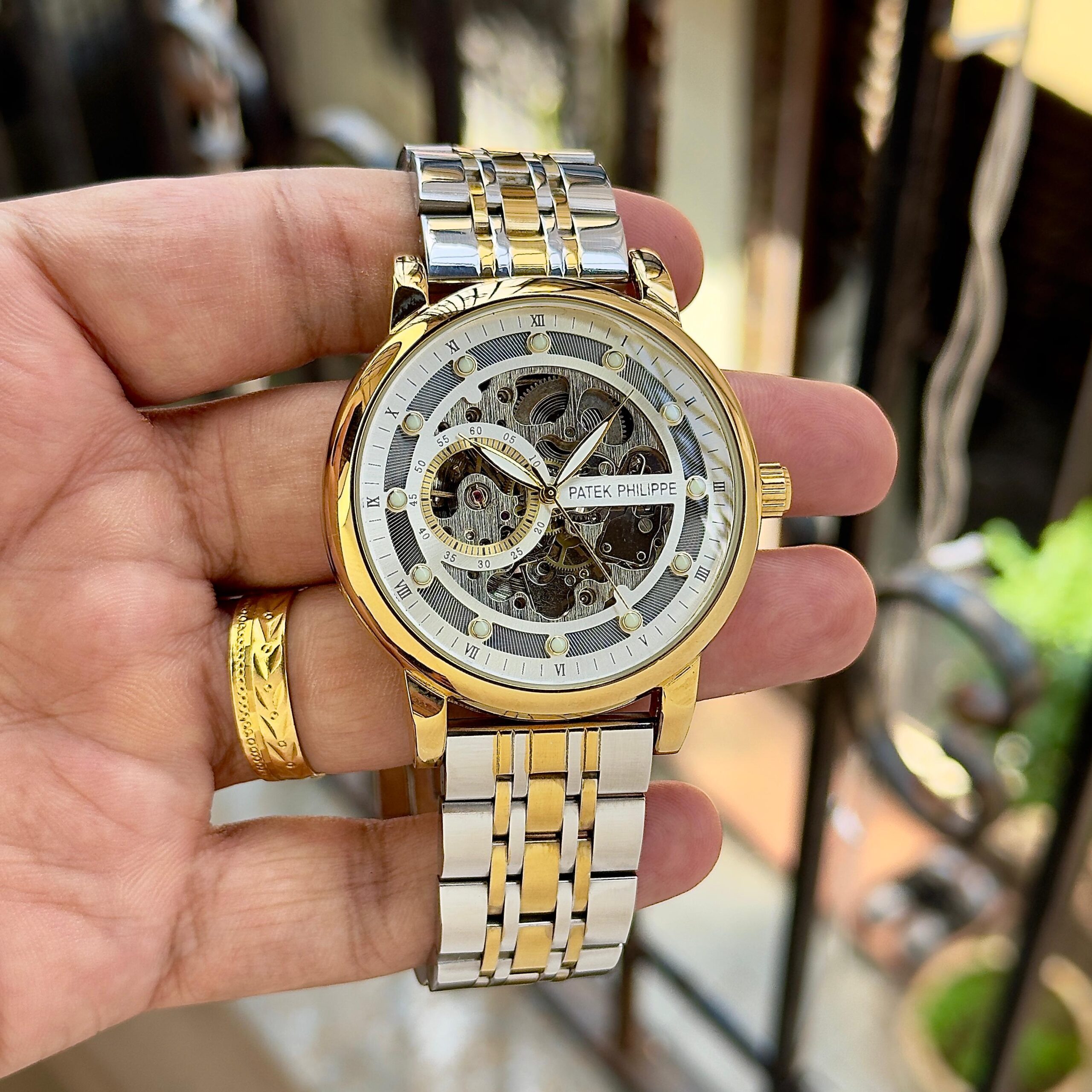WhatsApp Image 2026-06-15 at 12.35.15 AM Patek Philippe Skeleton Two Tone - Image 1
