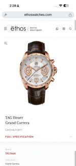 TAG Heuer Grand Carrera RS Calibre 17 - Image 4