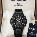 Edifice Casio Black Chronograph
