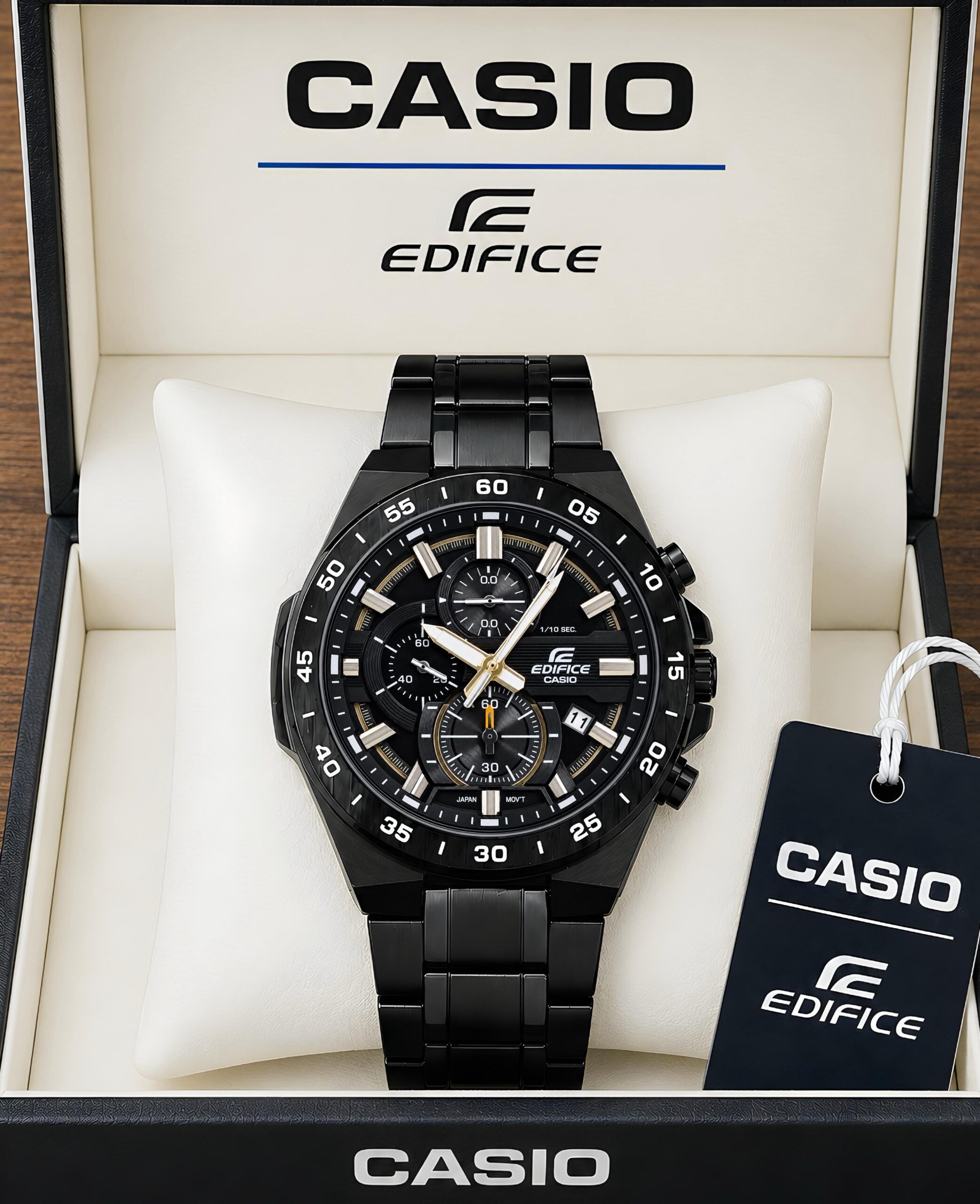 WhatsApp Image 2026-06-15 at 3.51.10 PM Edifice Casio Black Chronograph - Image 1