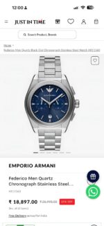 Emporio Armani Blue Sunray Dial - Image 2