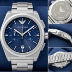 Emporio Armani Blue Sunray Dial - Image 4