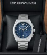 Emporio Armani Blue Sunray Dial - Image 6