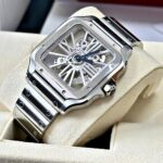 Cartier Santos Skeleton Silver - Image 4
