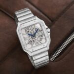 Cartier Santos Skeleton Silver