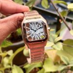 Cartier D’Santos White Skeleton Dial - Image 2