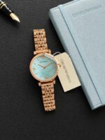 Emporio Armani Slim Ice Blue Dial - Image 2