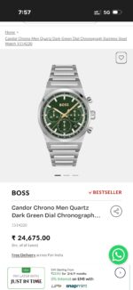 Boss Candor Chronograph Round Dial - Image 2