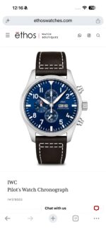 IWC Pilot Chronograph Blue Edition - Image 2