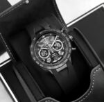 Tag Heuer White And Black Chronograph
