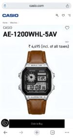 Casio AE-1200WHL-5AV Digital Watch ⌚🤎 - Image 2