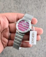 Versace Greca Logo Pearl
