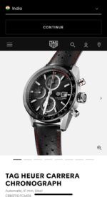 Tag Heuer Dark Black Dial - Image 2