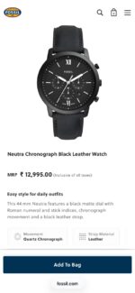 Fossil Neutra Chronograph FS5503 - Image 2