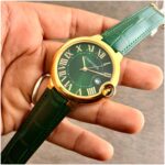 Cartier Ballon Bleu Green Dial