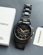 Armani Exchange Black Chronograph - Image 3