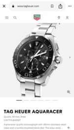Tag Heuer Aquaracer Black Dial - Image 2