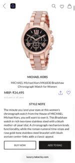 Michael Kors Bradshaw Rose Gold - Image 3