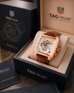 Tag Heuer White Dial Chronograph - Image 2