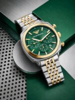 Emporio Armani Green Dial Chronograph - Image 2