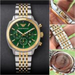 Emporio Armani Green Dial Chronograph - Image 4