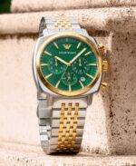 Emporio Armani Green Dial Chronograph - Image 5