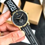 Versace Greca Gold Black Chronograph - Image 4