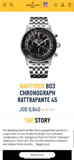 Breitling Navitimer Black Chronograph - Image 3