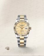 Rolex Oyster DateJust  Yellow Golden Dial