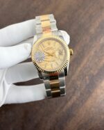 Rolex Oyster DateJust  Yellow Golden Dial - Image 4