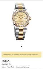 Rolex Oyster DateJust  Yellow Golden Dial - Image 2
